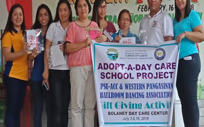 PSU-ACC Conducts Adopt-a-Daycare School Project  